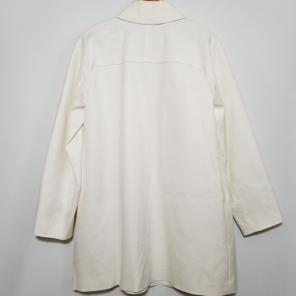 NWT Theory Women's Caban Double Cotton Coat Jacket in White Size S, M $695 - Picture 7 of 16